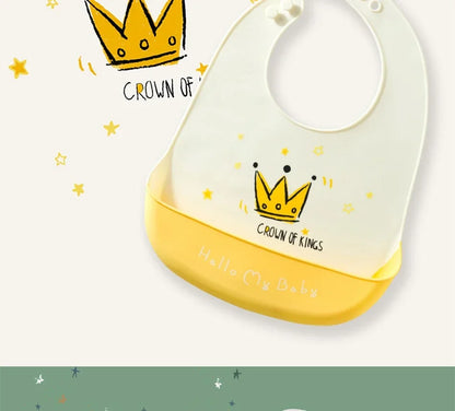 Soft Silicone Baby Bibs Boys Girls Stuff Waterproof Bib Feeding Infant Newborn Cartoon Aprons Toddlers Bibs Burp Cloths Bandana