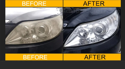 Car Headlight Restoration Polishing Kits Headlamp Scratch Remover Repair Cleaning Paste Remove Oxidation Headlight Polish Liquid