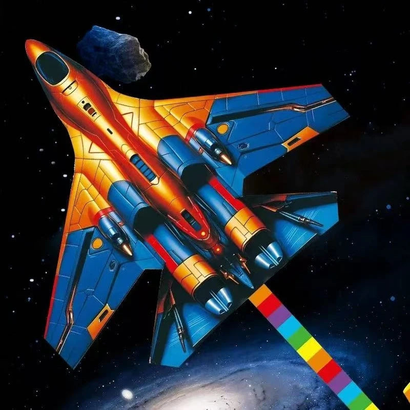 Aircraft kite flying adults kites bomber kite nylon fabric reel fighter kite outdoor play kite air plane kites airplane kite koi