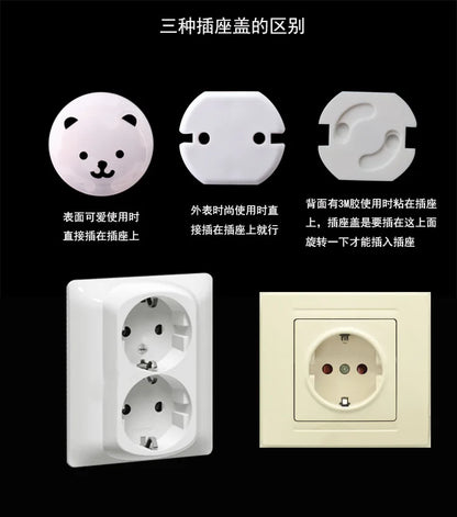 10pcs Baby Safety Silicone Protector Table Corner Edge Protection Cover Electric Socket Protection Children Anticollision Guards