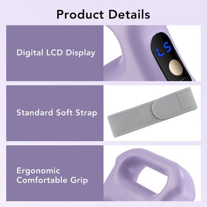 Portable Vibration Dual-Ring Fascia Massager with Belt, Fat Loss, Body Slimming, Fat-Burning, Muscle Relief and Relaxation