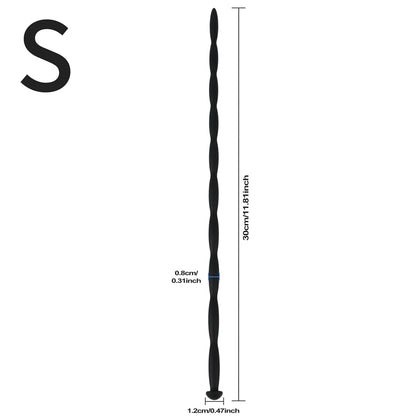 5 Sizes Soft Silicone Urethral Dilator Horse Eye Stick Penis Rod Male Masturbation Blockage Stimulator Catheter Sex Toys for Men