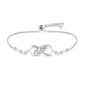 Bracelet Original 925 Silver Lucky Symbol Zircon Bracelet Luxury Jewelry For Woman Romantic Valentine's Day Jewelry Gifts