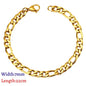 LUXUKISSKIDS Stainless Steel Couple Men/Woman Bracelets Fashion Curb Cuban Link Chains On Hand Rock Bracelet Wrist Jewelry Gifts