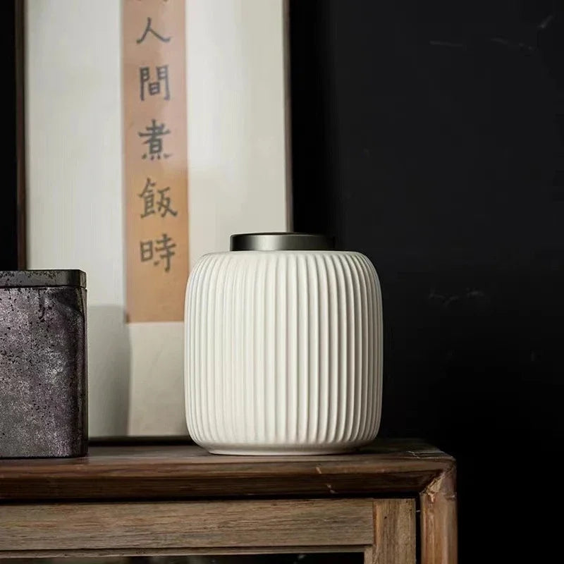 Ceramic Dog Urn Dead Cremation Hair and Teeth Memorial Moisture-proof Cute Cat Urns Sealed Caskets Pet Memorials Products