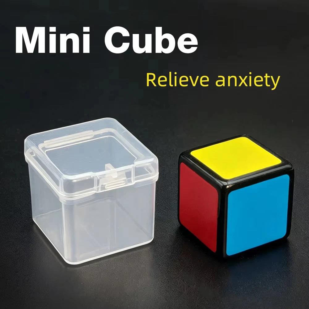 1x1 Mini Magic Cube Puzzle 2.5cm Funny Cube Puzzle Educational Toys Magic Cube Speed Cubo  Adult Toys Kids Gifts