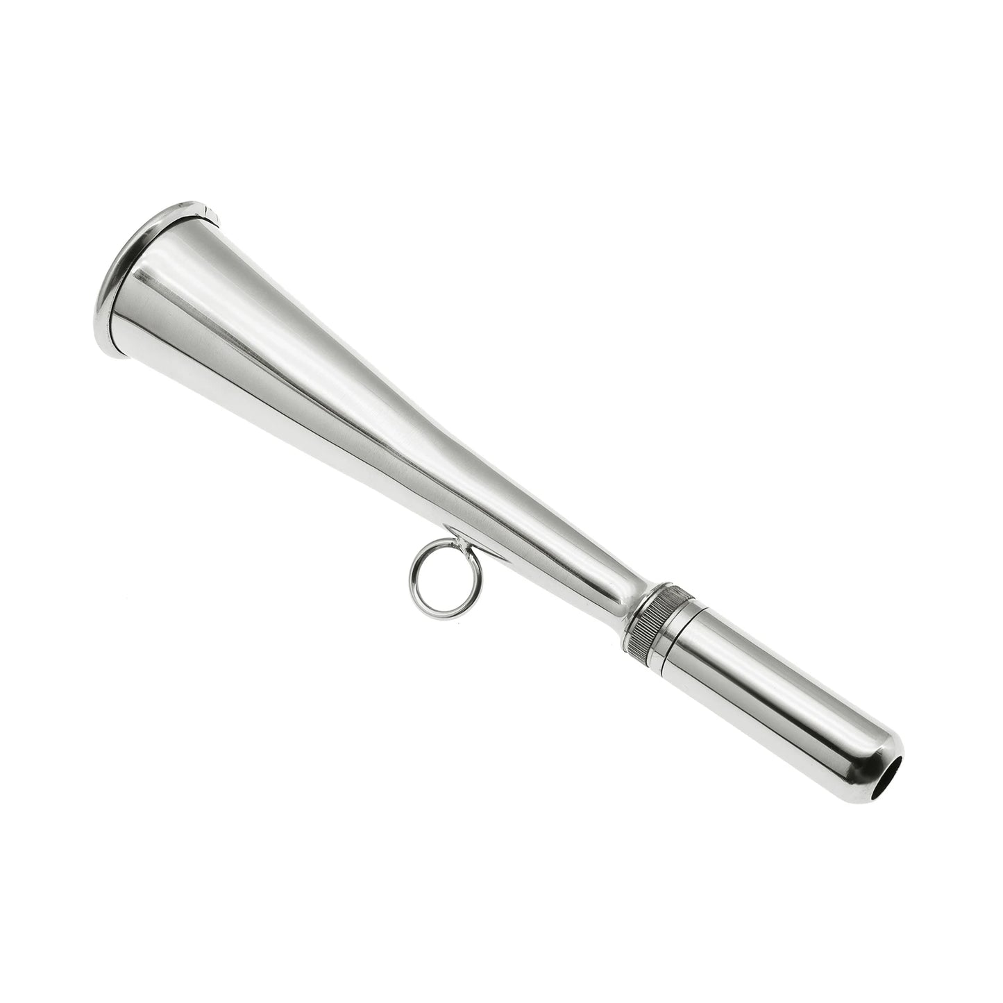 AD Foghorn Stainless Steel Fog Horn Boat Foghorn Handheld Foghorn with Removable Mouthpiece for Yacht Marine Safety