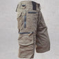 Men's Cotton Casual Cargo Shorts Summer New Loose Straight Oversized Workwear Shorts Multi Pockets Outdoor Short