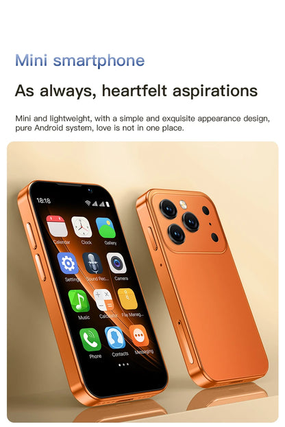 SERVO 17SE mini Smartphone Android Dual SIM 3G Network 2GB RAM 16GB ROM 3.0-inch Tiny Screen‌ Phones Face Unlock GPS WiFi Camera Small Pocket Cellphone