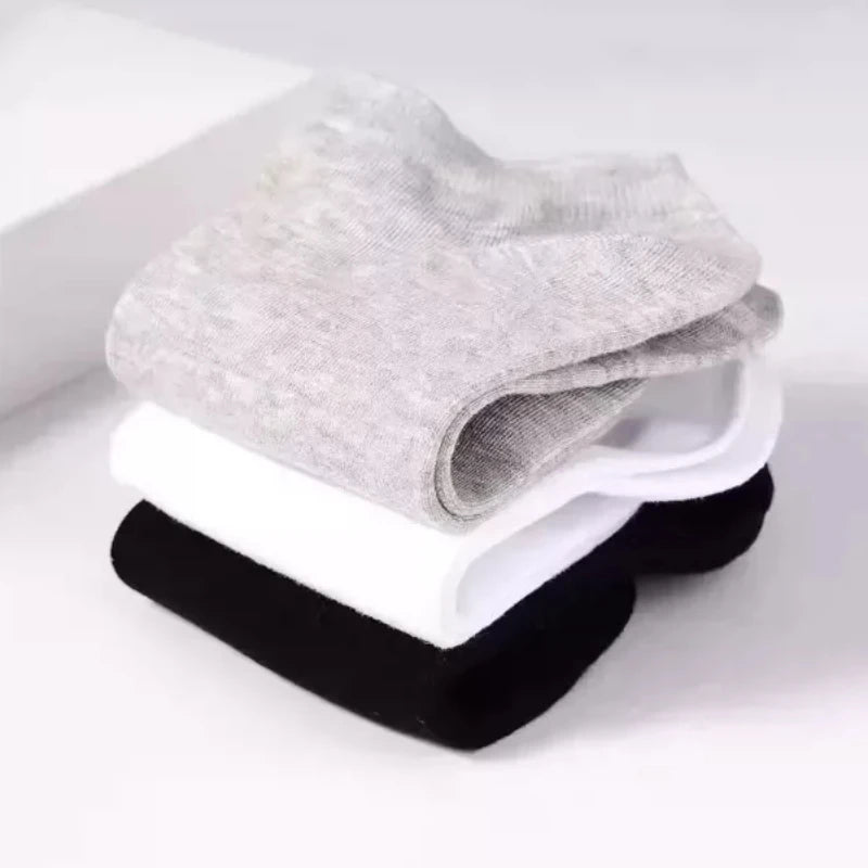 Men Ankle Socks Fashionable Letter Sports Style Odor Proof Sweat Absorbing Breathable Invisible Running Cloth Standard Boat Sock