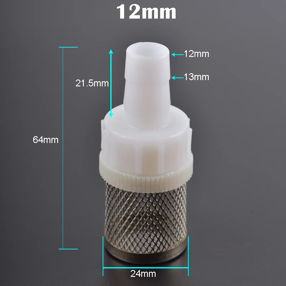 4~20mm Hose Filter Car Wash Tube Garden Irrigation Aquarium Filter Strainer Stainless Steel Mesh Filter