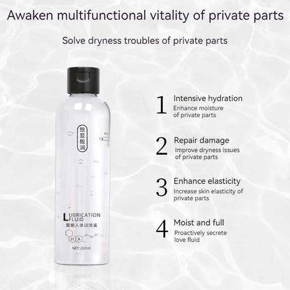 60ML/200ML/500ML Water Based Intimate Lubricant Hypoallergenic Quick-Drying Non-Greasy Easy to Clean for Men Women