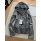 Hooded Stripe Hoodie Zipper Long Sleeve Sudaderas De Mujer Y2k Harajuku Clothes Woman Clothing Subculture Autumn Pulls Femmes