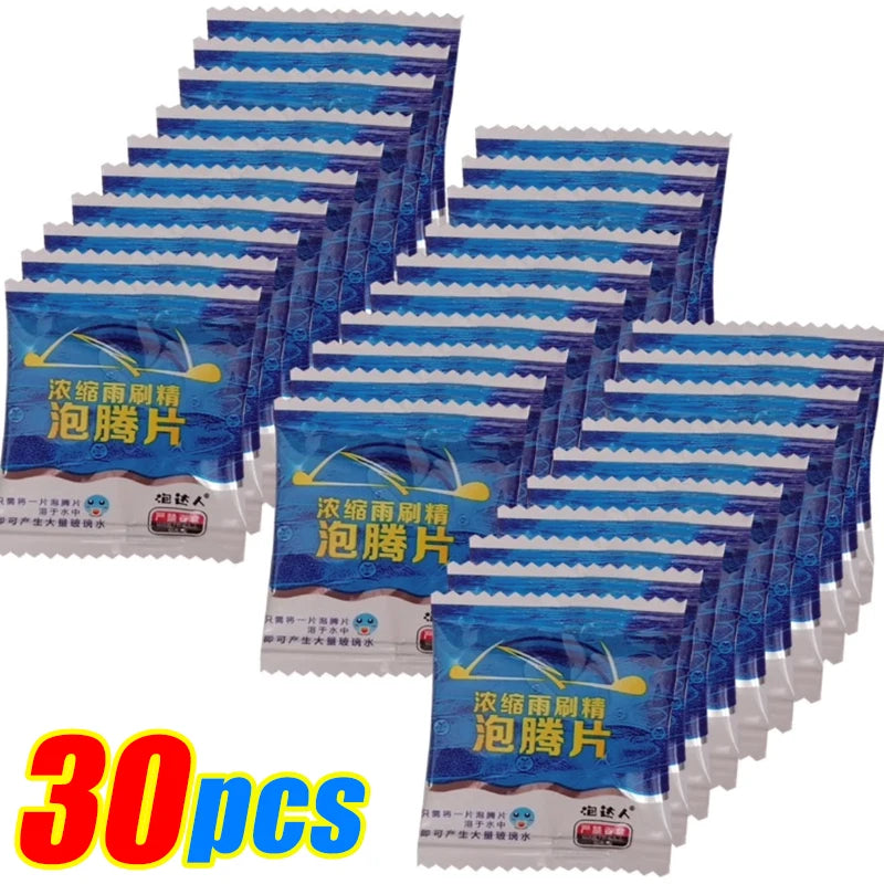 Car Windshield Cleaner Effervescent Tablets Solid Washer Agent Universal Automobile Glass Water Dust Soot Remover