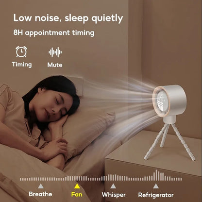 Eary Portable Desk Octopus Fan With 4000mAh Battery 100 Speeds Wind Digital Display Stroller Fan Personal Summer Air Cooling Fan