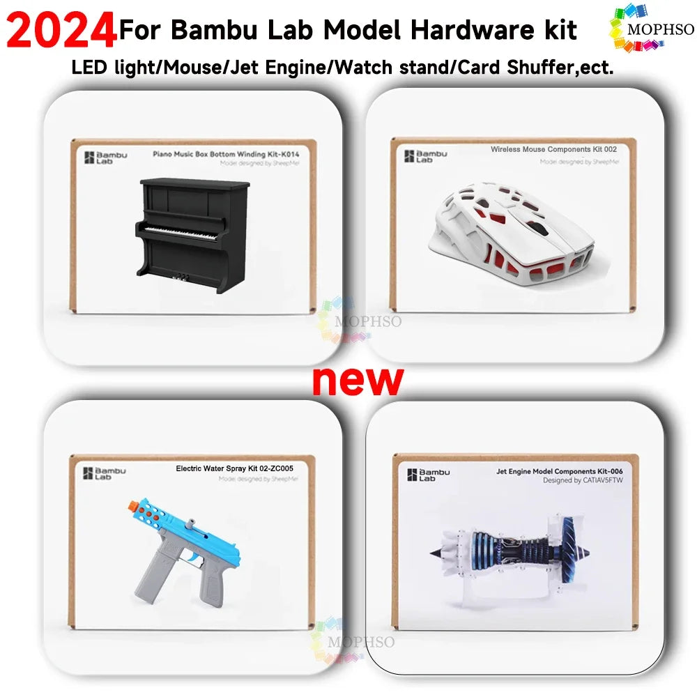 For Bambu Lab Mouse Kit Hardware Bambu Lab Wireless Mouse 002 Diy Model For Bambulab Mouse Components Kit