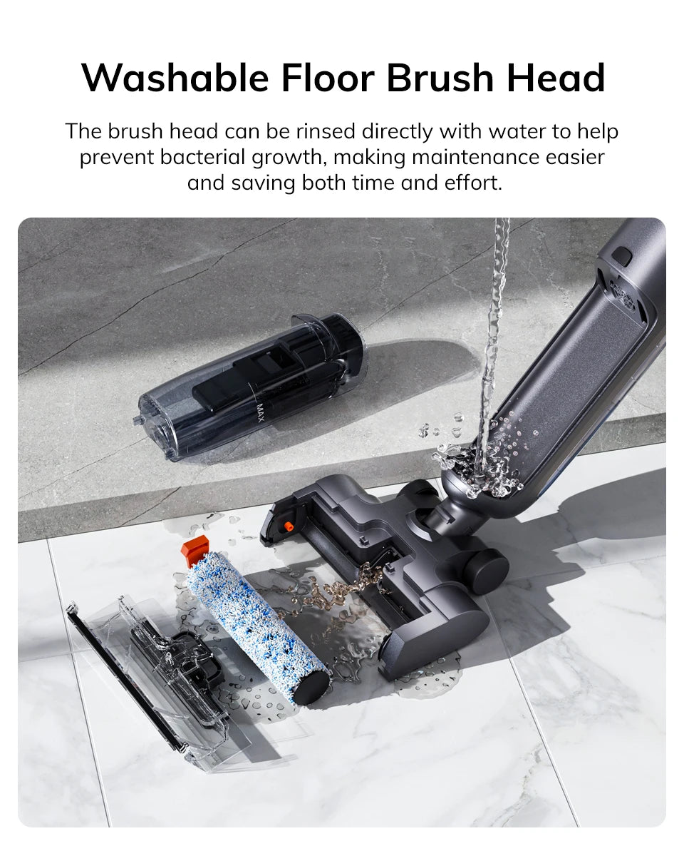 ILIFE W90 Pro Cordless Vacuum Cleaner Mop Wet & Dry, 7000Pa Suction, One Tap Self-Cleaning, Floor Washer, LED Display, Large Dual Water Tank, Upgraded W90