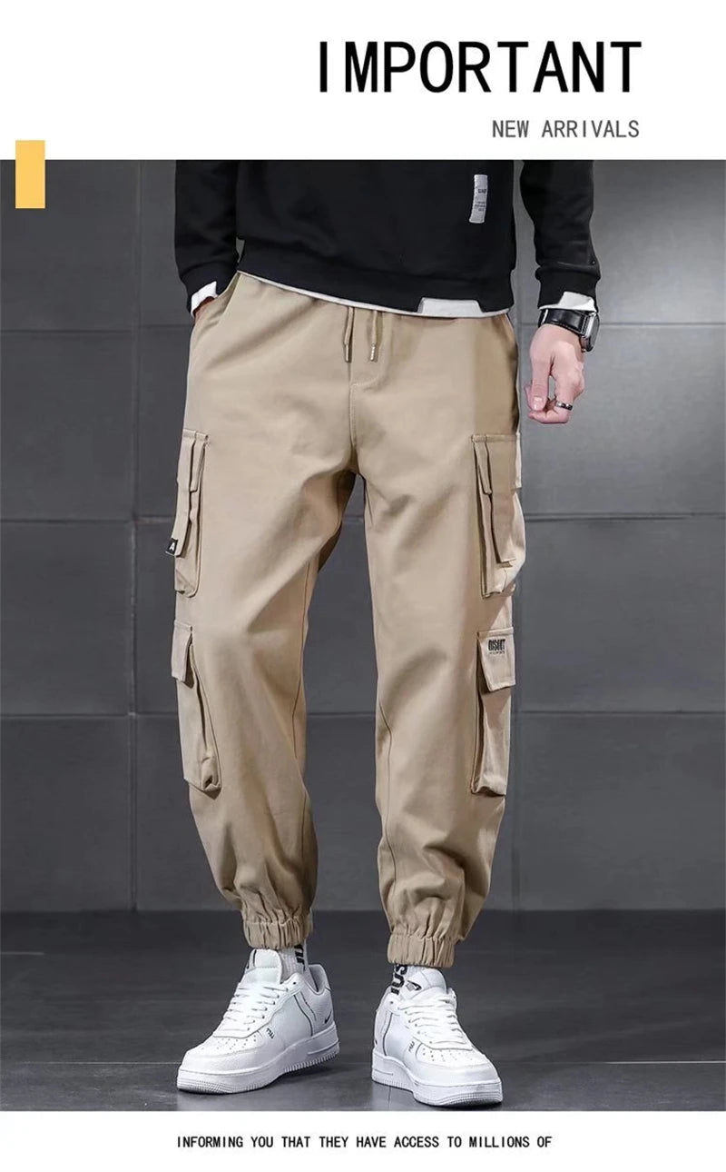 New Winter Lambswool Outdoor Waterproof Cargo Pants Men Warm Casual Pants Men Sportswear Winter Sports Outwear Sweatpants