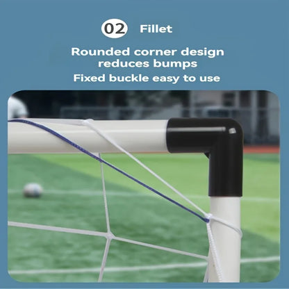 Portable Folding Soccer Goal Net Set Kids Indoor Outdoor Sports Toy Football Training Equipment with Ball Boys Girls Gift