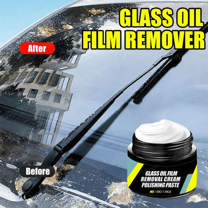 Car Glass Oil Film Removal Paste Polishing Water Repellent Anti Rain For Cars Glass Hydrophobic Anti-rain Car Windshield Mirror