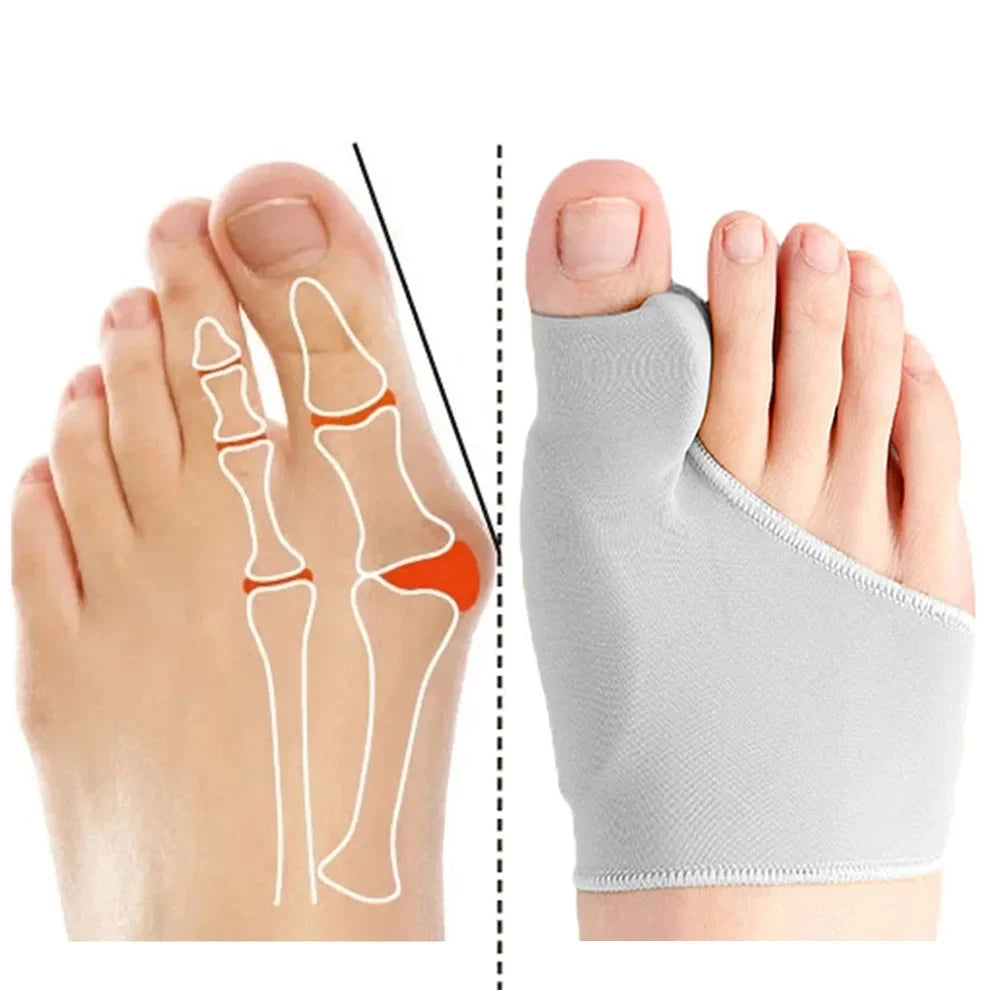 New Good Toe Separator Hallux Valgus Bunion Corrector Orthotics Feet Bone Thumb Adjuster Correction Pedicure Sock Straightener