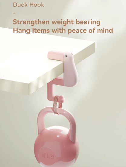 Portable Office Supplies Thinking Duck  Hook Hanging Decor Table Interesting Wallet Bag Hook Wall Hanger Bracket Handbag Non Pun