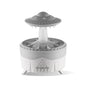 Creative UFO Aroma Diffuser Sprayer Air Humidifier with Water Mist Ring Works with Essential Oil Releases Fine Water Mists