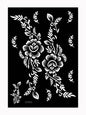 Flower Tattoo Stencil Reusable Henna Template for Hand and Body Henna Tattoo Design for Wedding Festival Party Tattoo Tools