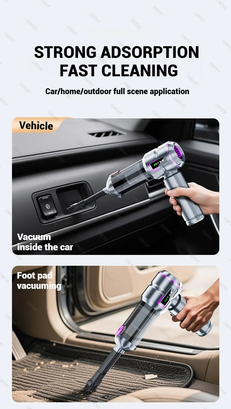 Car Vacuum Cleaner Mini Powerful 998000PA Portable Home Appliance Handheld Blower  Vacuum Cleaner for Car Cleaner