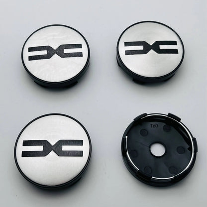 4pcs 3D 60mm Car Wheel Center Caps Whit Emblem LOGO Sticker Rim  Hub Cover Car Styling Auto Accessories for DACIA Spring Duster