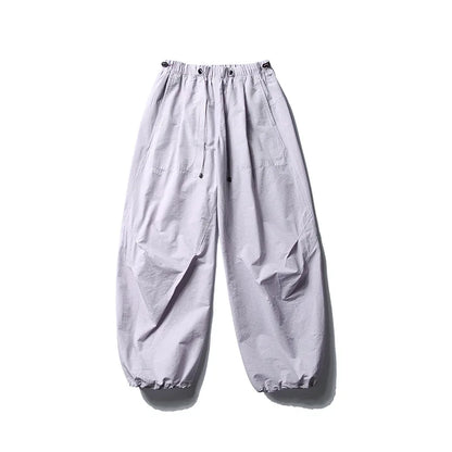 Men Streetwear Fashion Loose Casual Lightweight Quick Dry Sport Pants Women Outdoor Techwear Cargo Baggy Pant Boy Girl Trousers