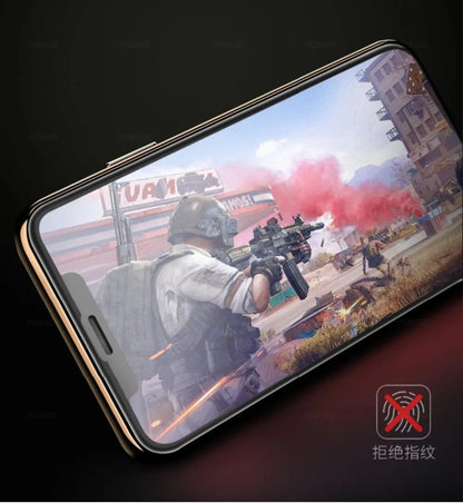 1-3Pcs Anti Fingerprint Frosted Matte Screen Protector for iPhone X XS 11 12 13 Mini 14 15 16 17 Air Pro Max Plus Tempered Glass