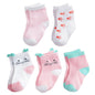 5Pairs/Lot Cotton Kids Anti-Slip Winter Socks Casual Baby Boys Girls Sock Floor Children's Socken With  Grips Kids For 0-8 Years
