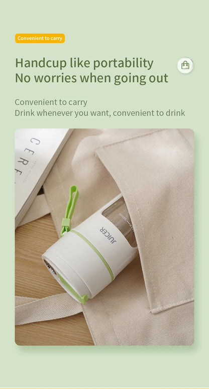 Digital Display Portable Juicer Cup USB Charging Juice Cup Home Multi-functional Automatic Fruit Blender Bottle For Home Kitchen