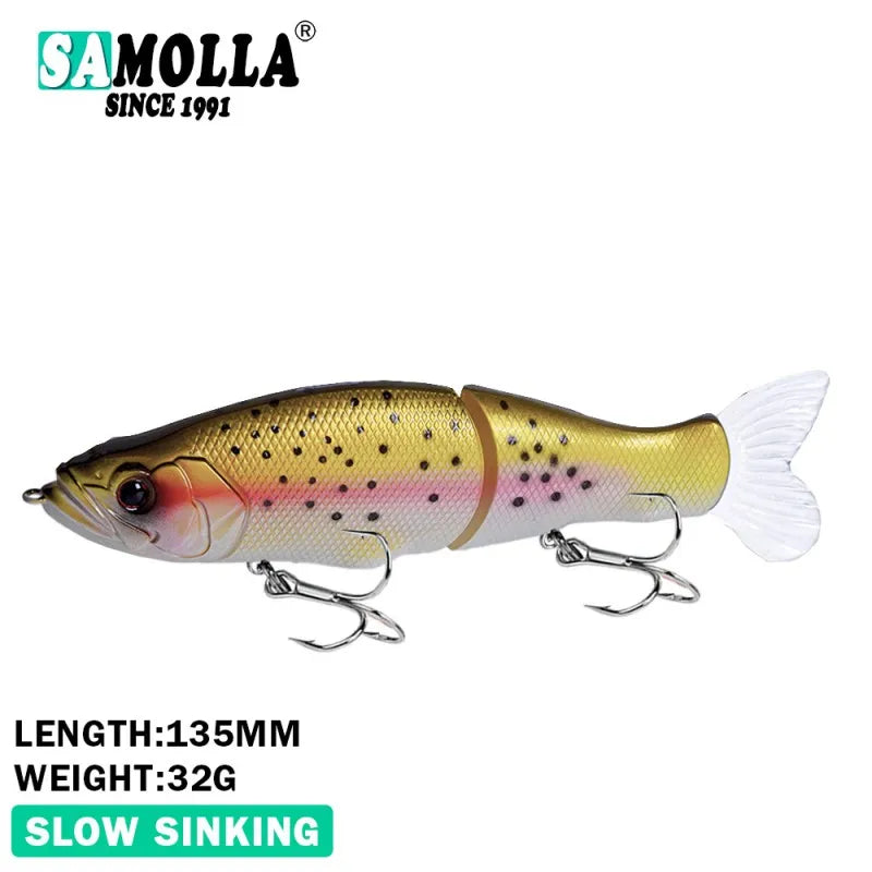 11.5cm/18.5g Balam Glide Bait Catfish Joint Giant Hard Bait Swimbait for Pike Bass Saltwater Glide Bait Leurre De Pêche
