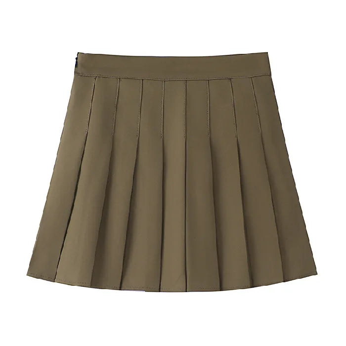1pcs Spring Summer Womens Mini Skirts Girls Pleated Skirts Lady High Waist Cute Pink Skirt Student Short Skirt JK Uniform Skirts