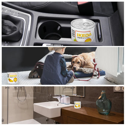 IKEDA 120g Pineapple Air Freshener Liquid, Long Lasting Car Fragrance, Home Office Deodorizer, Eliminates Cigarette Pet Kitchen