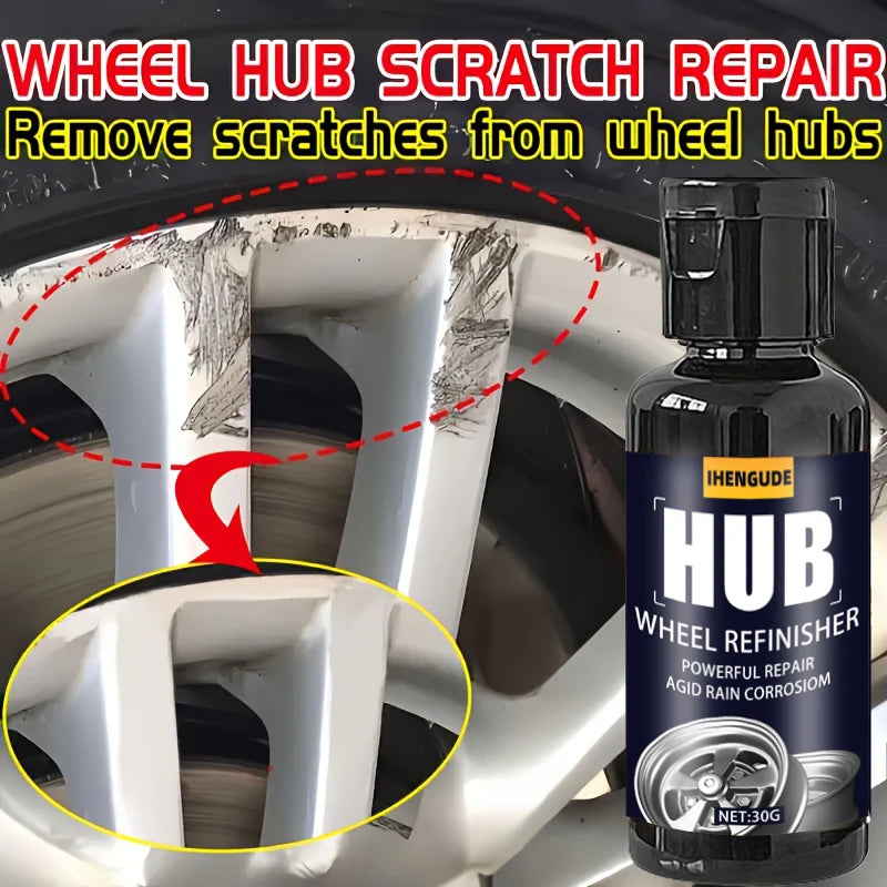 Car Wheel Scratch Repair Wax - Nano Repair Technology, Quickly Removes Wheel Scratches, Restores Shine and Beauty, Wheel Maintenance and Polishing Care