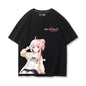Takanashi Hoshino Game Blue Archive Cosplay T-shirts 3D Print Anime Cartoon Tees Summer Men Women Harajuku Y2k Short Sleeve Tops