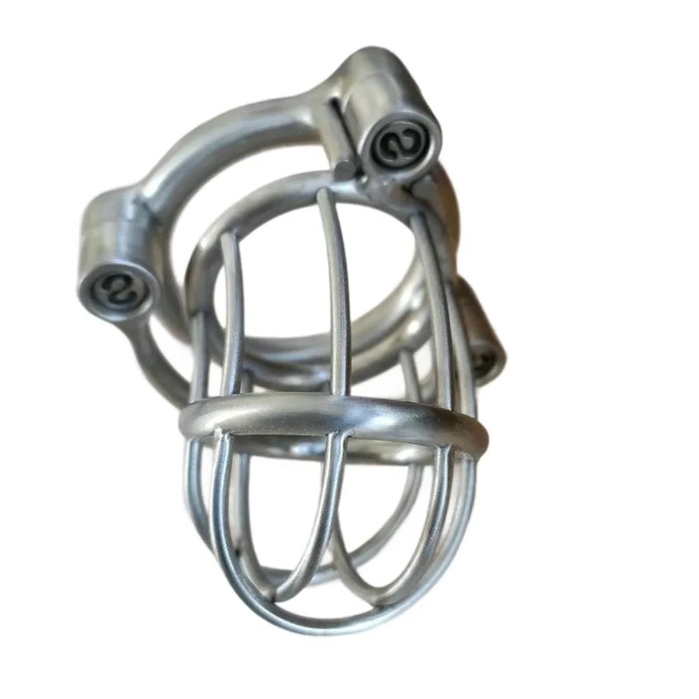 Custom Anti Slip Chastity Ring Stainless Steel Screw Lock Cage Personalized CBT Device for Men Heavy BDSM Bondage Gear Chastity