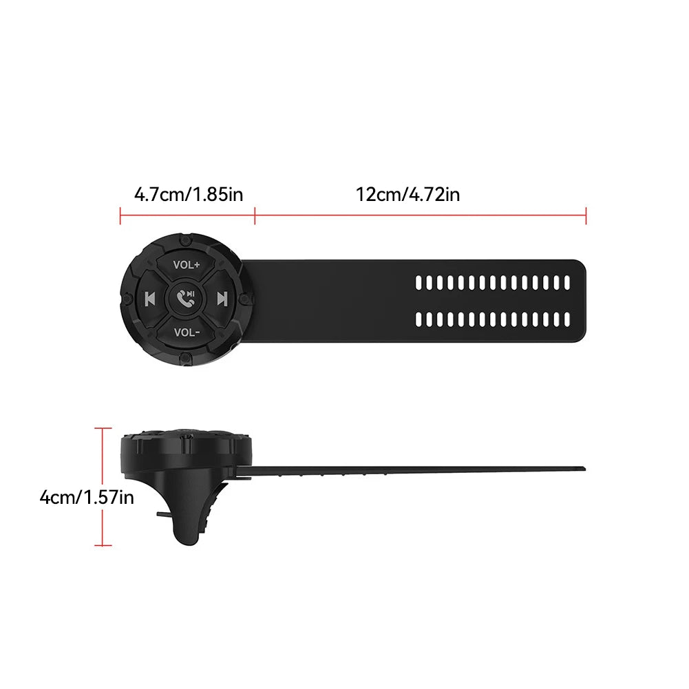 Car Steering Wheel Control Button 5key Bluetooth-compatible Wireless Remote Controller for Car Radio Music Player Android Switch