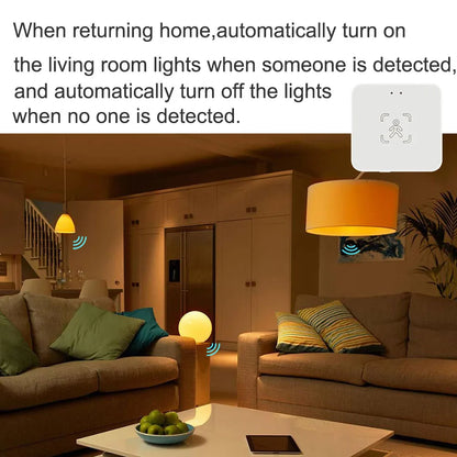 Tuya Zigbee/WiFi Smart Human Presence Sensor 24Ghz MmWave Radar Detection Luminance/Distance Support Home Assistant