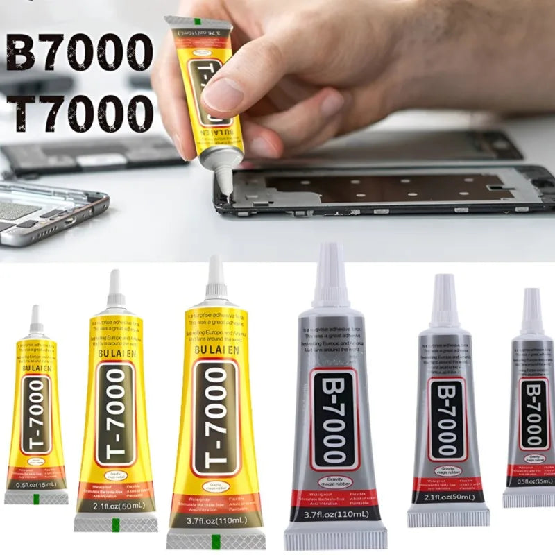 1PCS 15/50/110ML T7000 Adhesive Ziai for Phone Repair B7000 Liquid Glue Multi-purpose Super Glue With Precision Applicator Tip