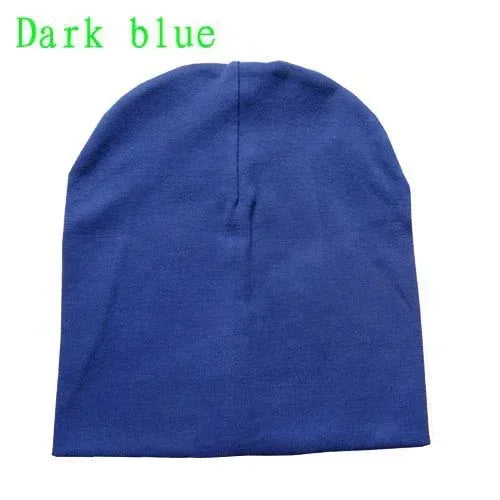 6M-3Y Baby Knitted Hat Scarf Set Solid Color Cotton Hip Hop Beanie Warm Toddler Cap for Boys Girls Spring Autumn Winter