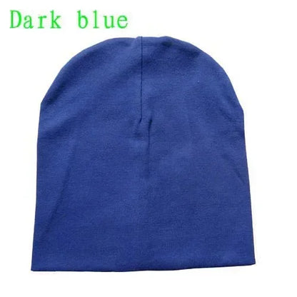 6M-3Y Baby Knitted Hat Scarf Set Solid Color Cotton Hip Hop Beanie Warm Toddler Cap for Boys Girls Spring Autumn Winter