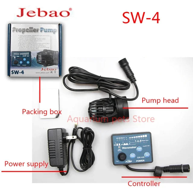 New Jebao Marine Aquarium Wireless Wave Maker MLW-5 MLW-10 ALW-20 SW RW Wave Pump with WiFi LCD Display Controller wave pump