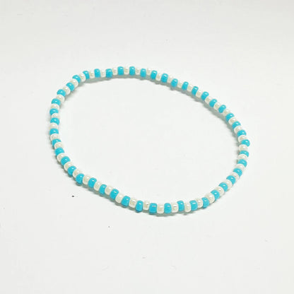 3mm Bohemian ladies beaded bracelet color mix and match fashionable versatile bracelet jewelry