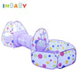 IMBABY 3 in 1 Ball Pool Folding Tent Tunnel for Children Ball Pit Playpen Crawling Tunnel Playground Corral Demgames Games Fence