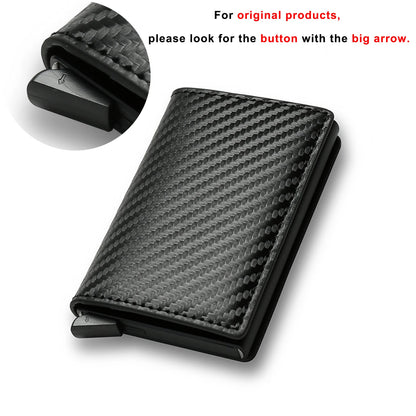 Anti Thief Rfid Credit Card Holder Smart Minimalist Wallet Men Women Slim Bank Cardholder Case Money Bag Cash Creditcard Purse