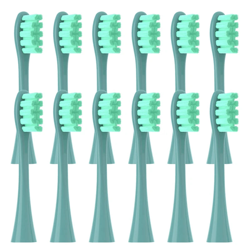 12PCS Replacement Brush Heads for Oclean X/ X PRO/ Z1/ F1/ One/ Air 2 /SE Sonic Electric Toothbrush DuPont Soft Bristle Nozzles
